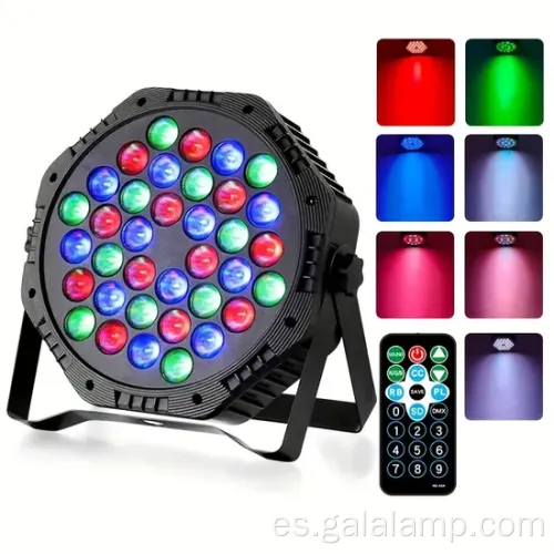 Luz de fiesta con una lámpara de escenario de atmósfera de discoteca